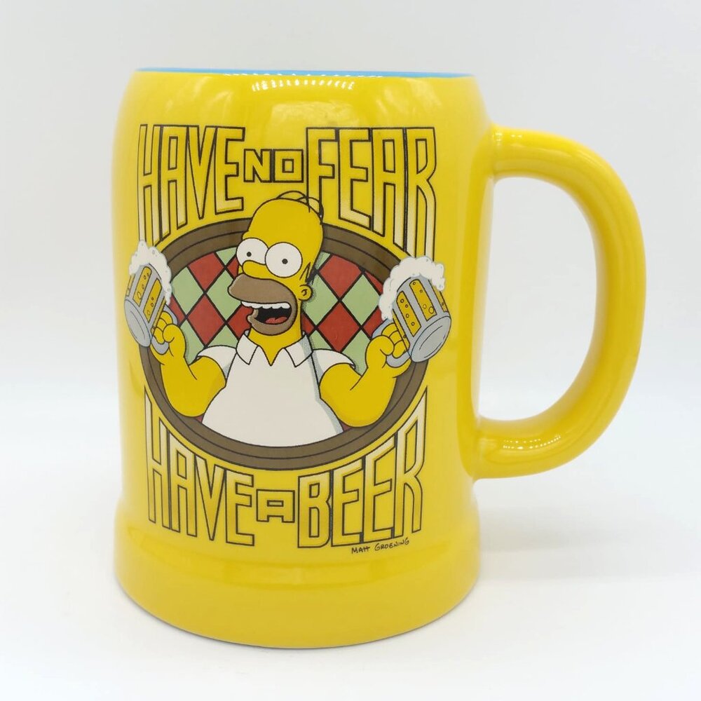 The Simpsons “Have No Fear Have A Beer” Coffee Mug 20oz
